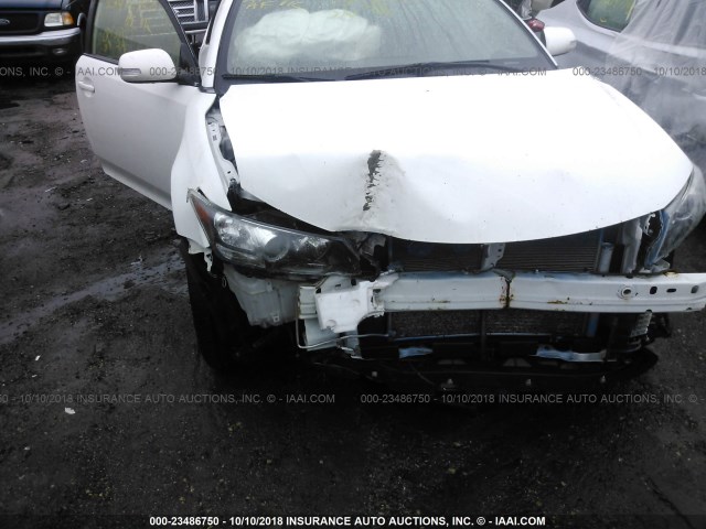 JTKJF5C73D3058531 - 2013 TOYOTA SCION TC თეთრი ფოტო 6