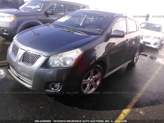 5Y2SP67089Z402757 - 2009 PONTIAC VIBE GRAY photo 2