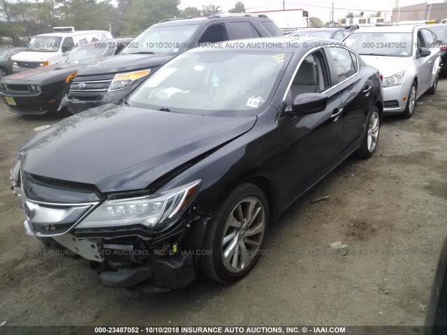 19UDE2F7XGA015016 - 2016 ACURA ILX PREMIUM/TECH BLACK photo 2