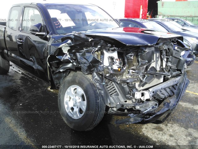 5TFSX5EN0JX058172 - 2018 TOYOTA TACOMA ACCESS CAB/SR/SR5 BLACK photo 6