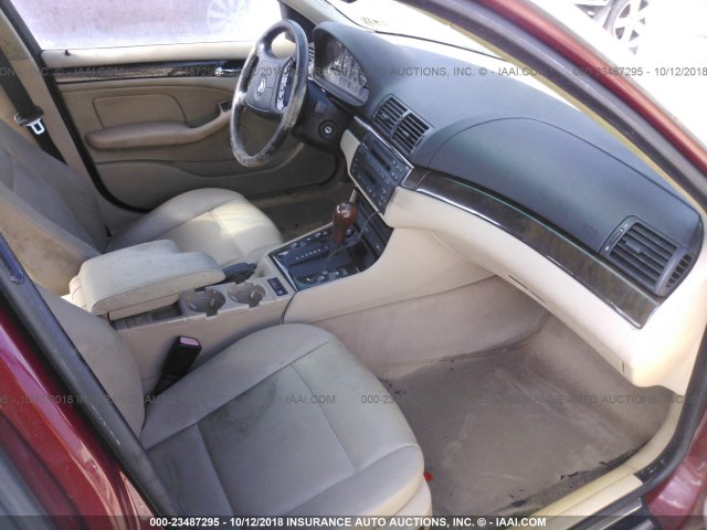 WBAAM5337XFR09319 - 1999 BMW 328 I AUTOMATIC RED photo 5