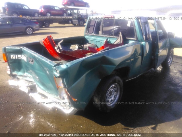 1N6SD16S5SC357233 - 1995 NISSAN TRUCK KING CAB XE GREEN photo 4