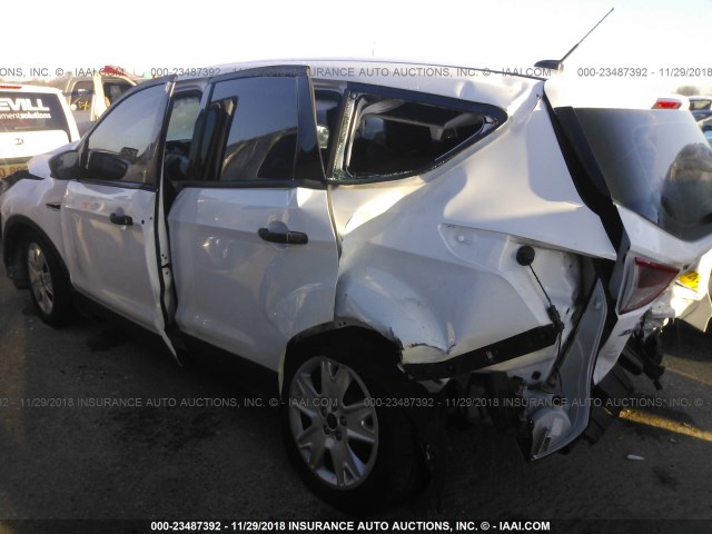 1FMCU0F71EUB09567 - 2014 FORD ESCAPE S WHITE photo 6