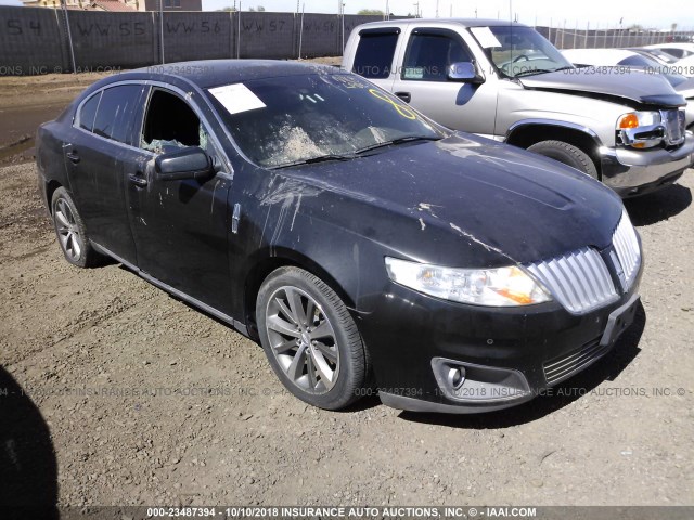 1LNHM94R49G618166 - 2009 LINCOLN MKS BLACK photo 1