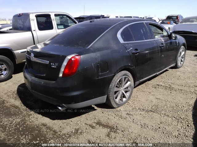 1LNHM94R49G618166 - 2009 LINCOLN MKS BLACK photo 4