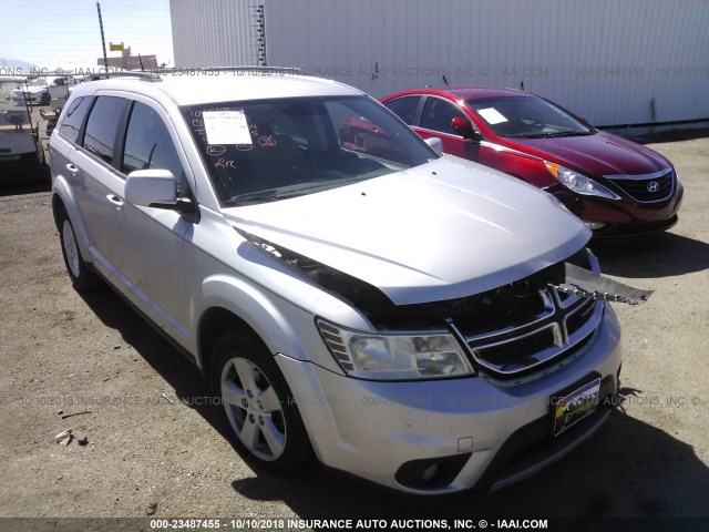 3C4PDCBG9CT316325 - 2012 DODGE JOURNEY SXT SILVER photo 1