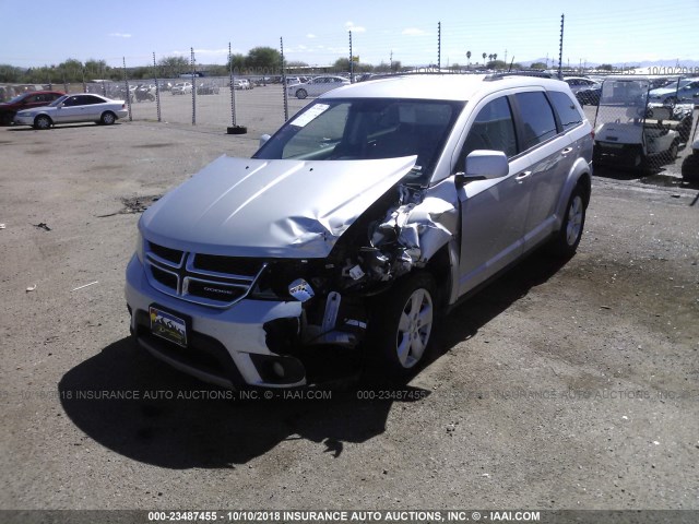 3C4PDCBG9CT316325 - 2012 DODGE JOURNEY SXT SILVER photo 6