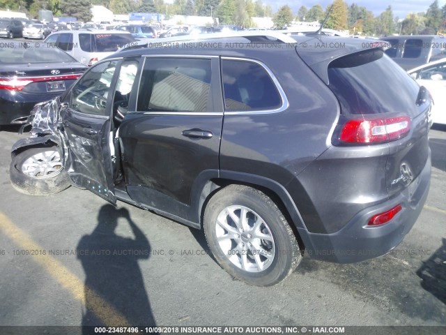 1C4PJMCS0FW605092 - 2015 JEEP CHEROKEE LATITUDE GRAY photo 3