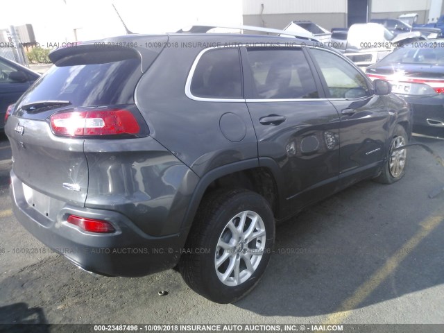 1C4PJMCS0FW605092 - 2015 JEEP CHEROKEE LATITUDE GRAY photo 4