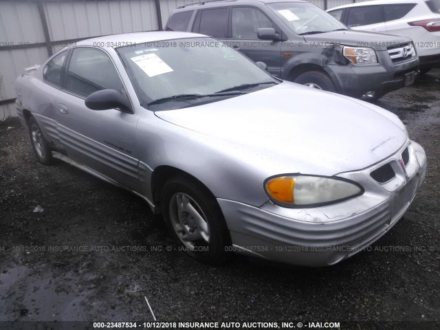 1G2NE12F62C180816 - 2002 PONTIAC GRAND AM SE SILVER photo 1