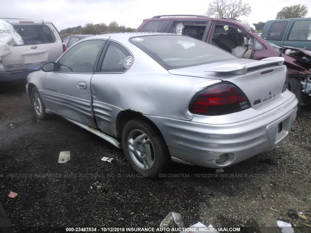 1G2NE12F62C180816 - 2002 PONTIAC GRAND AM SE SILVER photo 3