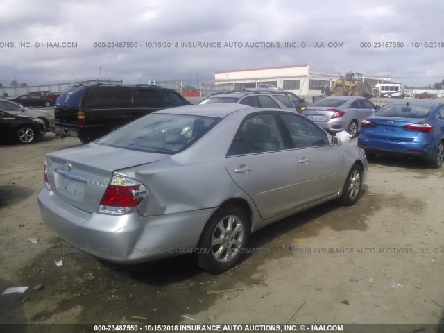 4T1BF32K26U119690 - 2006 TOYOTA CAMRY LE/XLE/SE SILVER photo 4