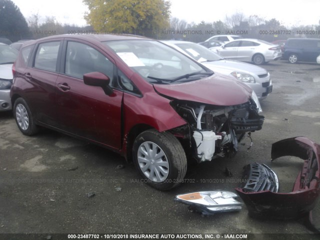 3N1CE2CP8FL360490 - 2015 NISSAN VERSA NOTE S/S PLUS/SV/SL/SR RED photo 1