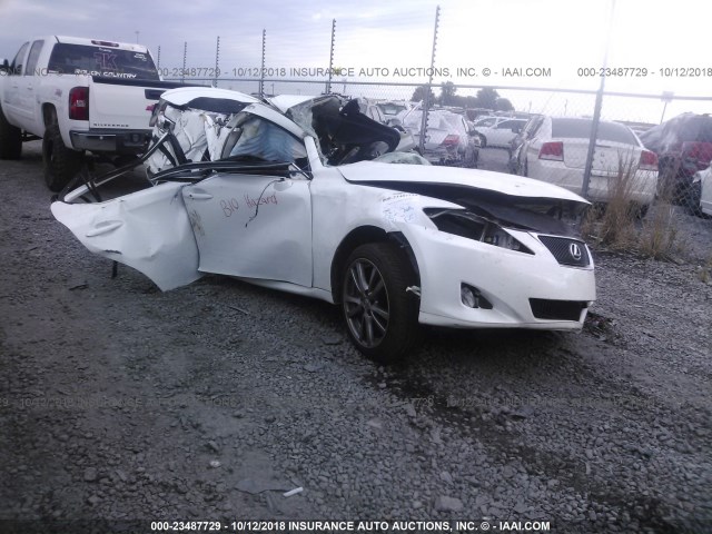 JTHBE262882013768 - 2008 LEXUS IS 350 WHITE photo 1