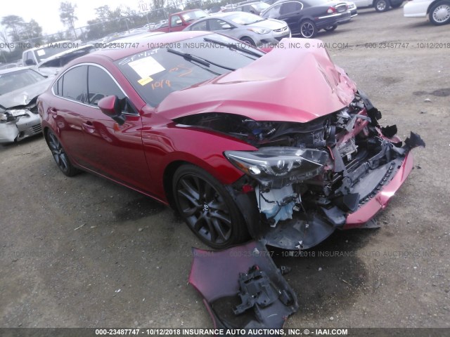 JM1GJ1T59G1482321 - 2016 MAZDA 6 TOURING RED photo 1