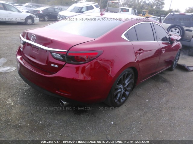 JM1GJ1T59G1482321 - 2016 MAZDA 6 TOURING RED photo 4