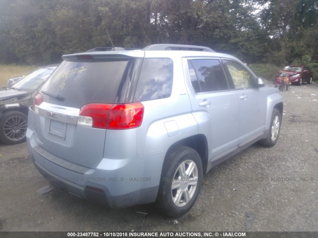 2GKALREK8F6190449 - 2015 GMC TERRAIN SLE BLUE photo 4