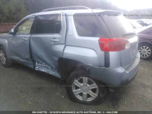 2GKALREK8F6190449 - 2015 GMC TERRAIN SLE BLUE photo 6