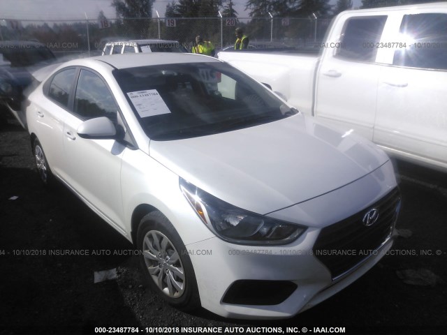 3KPC24A32JE020430 - 2018 HYUNDAI ACCENT SEL WHITE photo 1