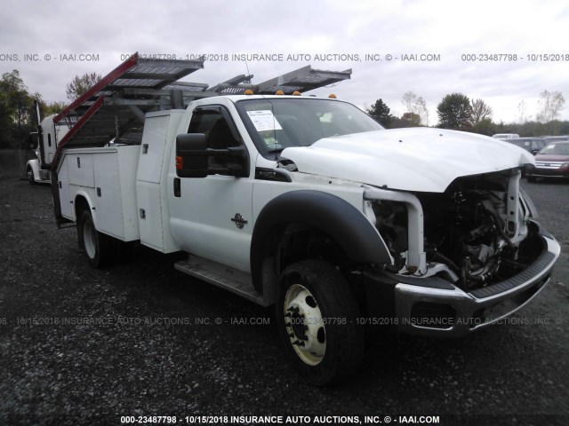 1FDUF5GT1CEC58883 - 2012 FORD F550 SUPER DUTY WHITE photo 1