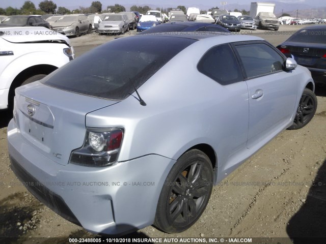 JTKJF5C7XE3075991 - 2014 TOYOTA SCION TC Mavi foto 4