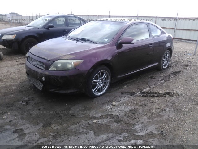 JTKDE177450035846 - 2005 TOYOTA SCION TC 紫色 照片 2