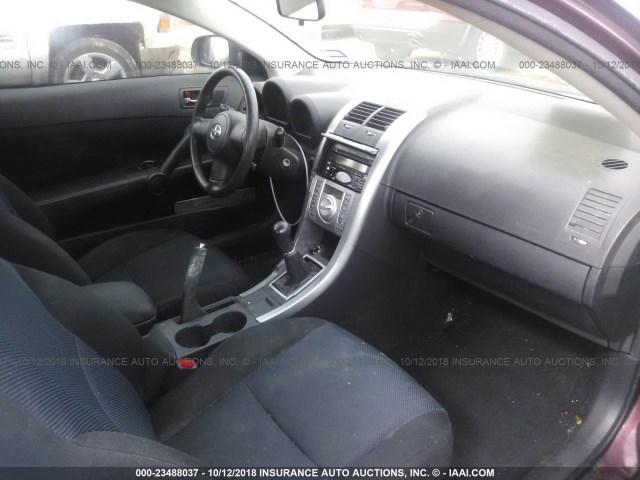 JTKDE177450035846 - 2005 TOYOTA SCION TC 紫色 照片 5