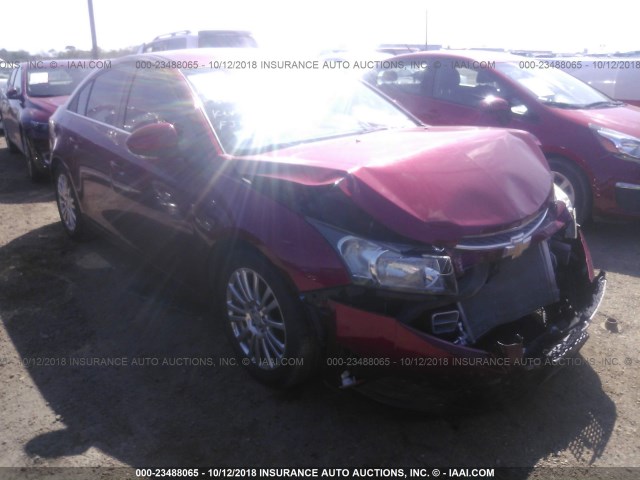 1G1PJ5SC5C7135494 - 2012 CHEVROLET CRUZE ECO RED photo 1