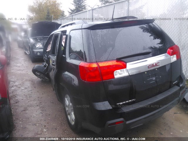 2GKFLWEK8E6372381 - 2014 GMC TERRAIN SLE BLACK photo 3