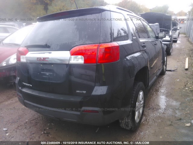 2GKFLWEK8E6372381 - 2014 GMC TERRAIN SLE BLACK photo 4