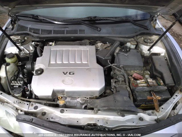 4T1BK46K18U055351 - 2008 TOYOTA CAMRY LE/XLE/SE SILVER photo 10