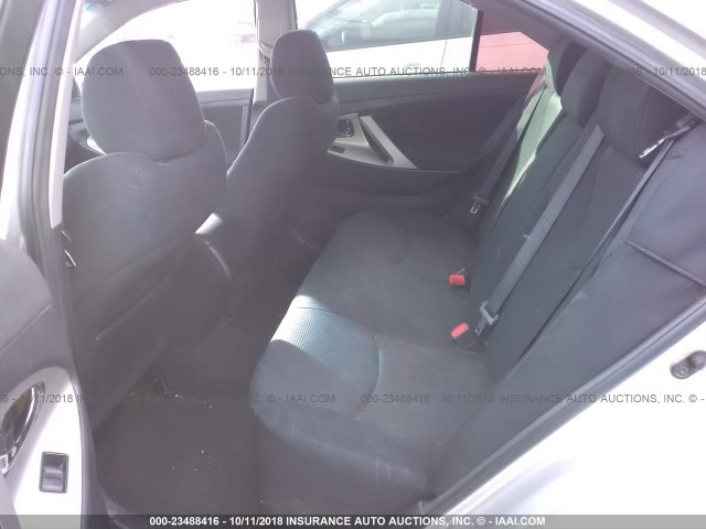 4T1BK46K18U055351 - 2008 TOYOTA CAMRY LE/XLE/SE SILVER photo 8