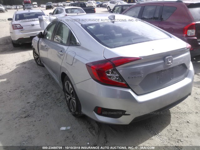 19XFC1F76HE011342 - 2017 HONDA CIVIC EXL SILVER photo 3