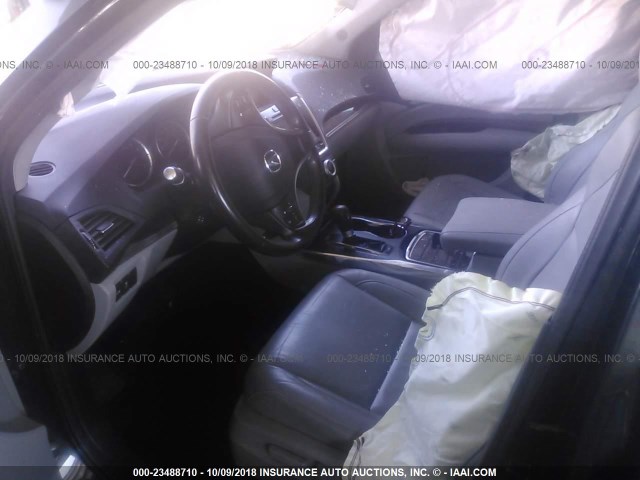 5FRYD3H43EB004132 - 2014 ACURA MDX TECHNOLOGY GRAY photo 5