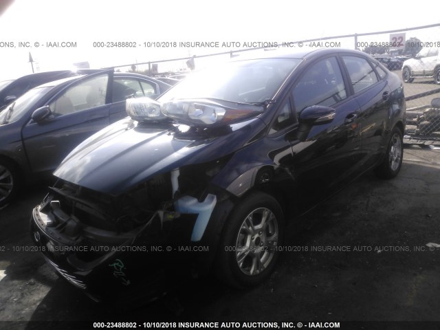 3FADP4BJ3GM149929 - 2016 FORD FIESTA SE BLACK photo 2