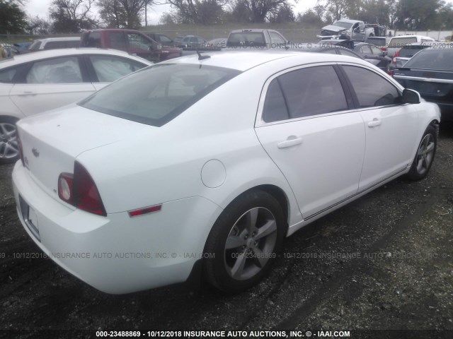 1G1ZJ57B69F164106 - 2009 CHEVROLET MALIBU 2LT WHITE photo 4