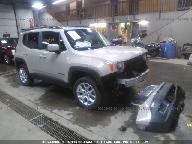 ZACCJBBT0FPB67077 - 2015 JEEP RENEGADE LATITUDE BEIGE photo 1