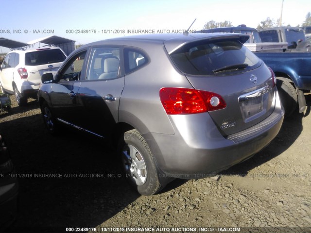 JN8AS5MT0BW150193 - 2011 NISSAN ROGUE S/SV/KROM GRAY photo 3