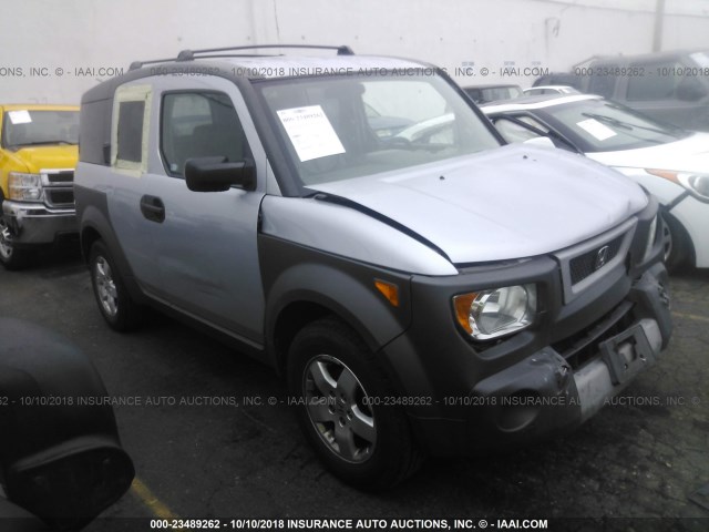 5J6YH285X4L032881 - 2004 HONDA ELEMENT EX SILVER photo 1