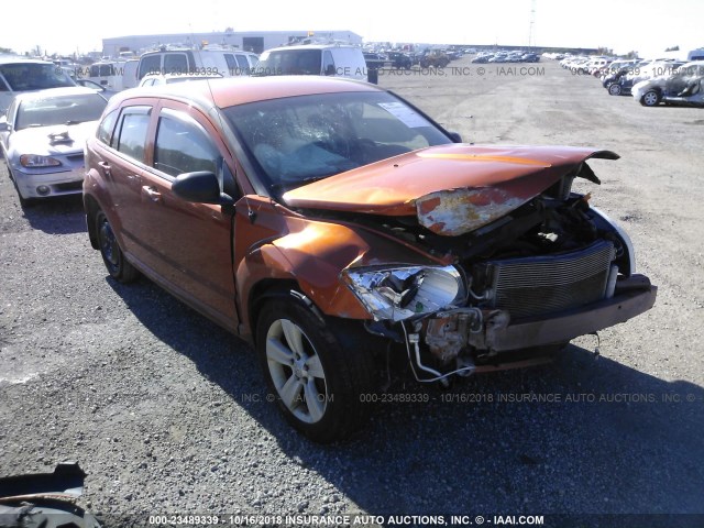 1B3CB3HA9BD115893 - 2011 DODGE CALIBER MAINSTREET ORANGE photo 1