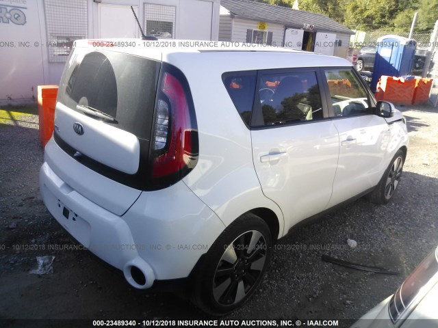 KNDJX3A59F7190764 - 2015 KIA SOUL ! WHITE photo 4