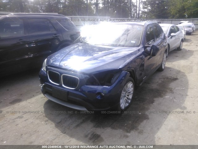 WBAVM1C55EVW50361 - 2014 BMW X1 SDRIVE28I BLUE photo 2