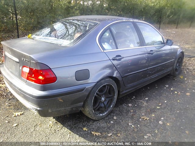 WBAAV53431FJ63030 - 2001 BMW 330 I GRAY photo 4