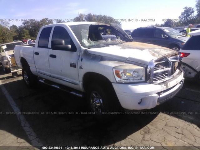 3D7KS28A68G114786 - 2008 DODGE RAM 2500 ST/SLT WHITE photo 1