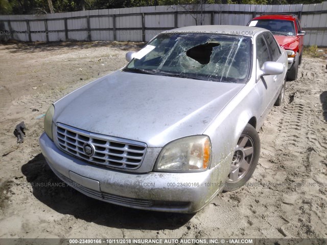 1G6KF5796YU237964 - 2000 CADILLAC DEVILLE DTS SILVER photo 6