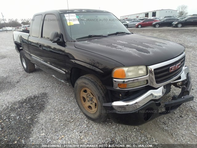 2GTEK19TX31113594 - 2003 GMC NEW SIERRA K1500 BLACK photo 1