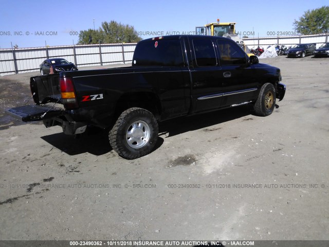 2GTEK19TX31113594 - 2003 GMC NEW SIERRA K1500 BLACK photo 4