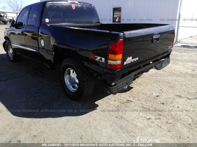 2GTEK19TX31113594 - 2003 GMC NEW SIERRA K1500 BLACK photo 6