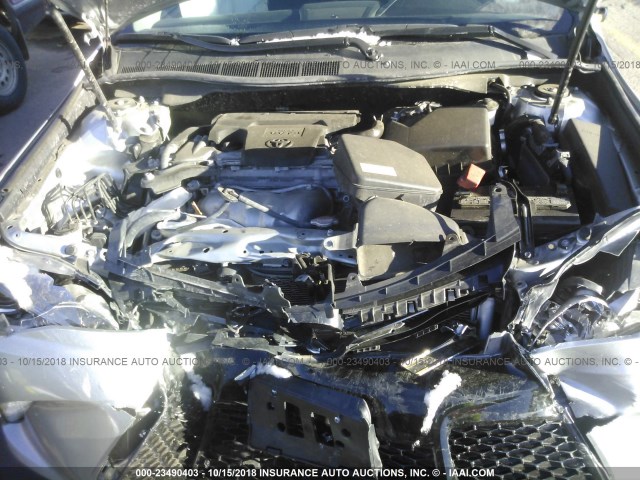 4T1BF1FKXGU238569 - 2016 TOYOTA CAMRY LE/XLE/SE/XSE SILVER photo 10