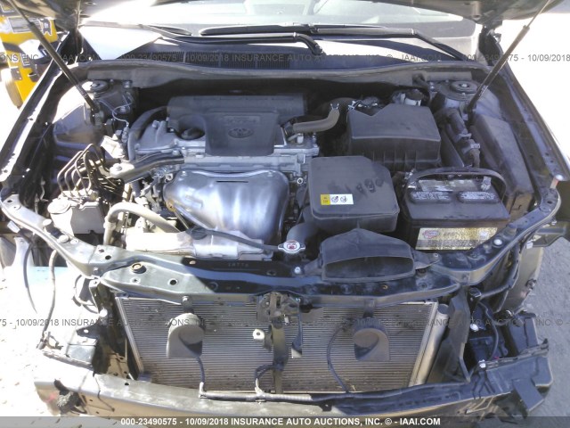 4T1BF1FK5HU361004 - 2017 TOYOTA CAMRY LE/XLE/SE/XSE BLUE photo 10